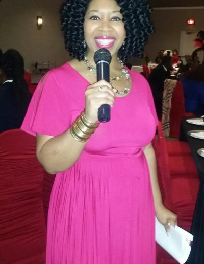 Emceeing Valentine's Gala